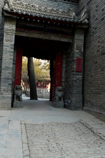 点击大图看下一张：陕西西安大兴善寺风景图片