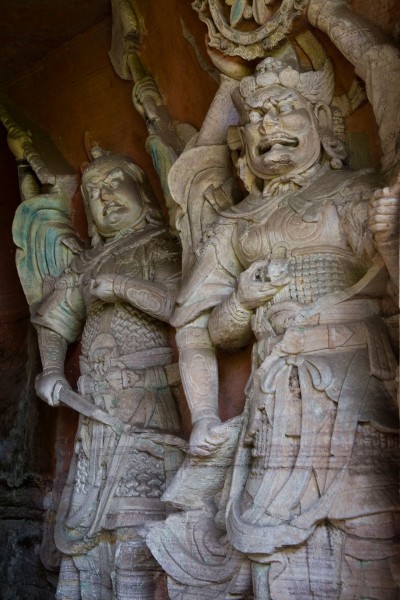 点击大图看下一张：重庆大足北山石刻图片