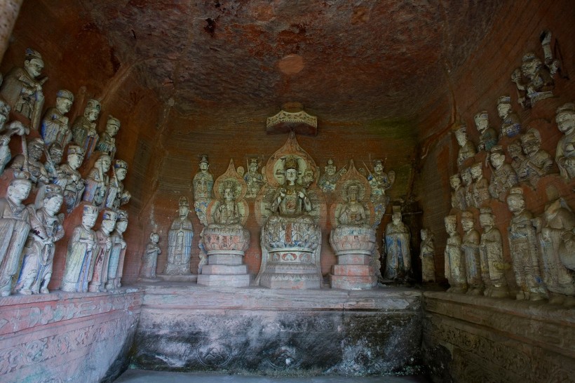 点击大图看下一张:重庆大足北山石刻图片