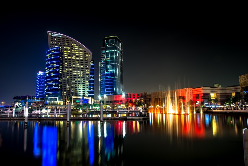 点击大图看下一张：迪拜城市风景图片