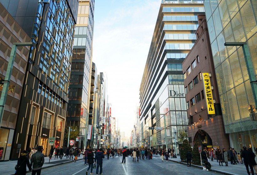 点击大图看下一张：日本东京建筑风景图片