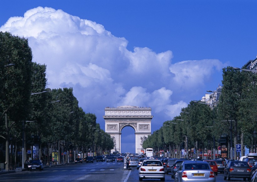 点击大图看下一张：法国凯旋门图片