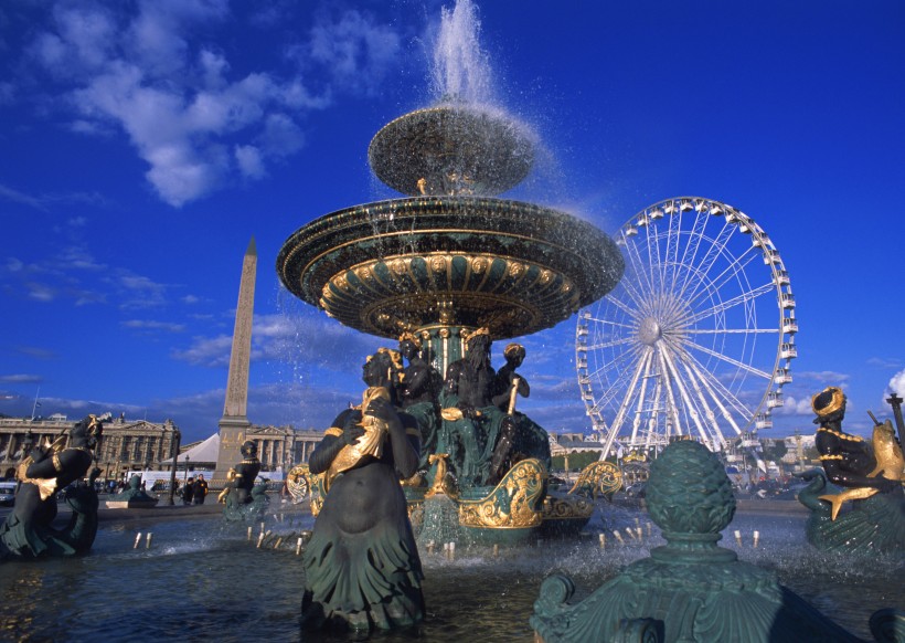 点击大图看下一张：法国协和广场图片