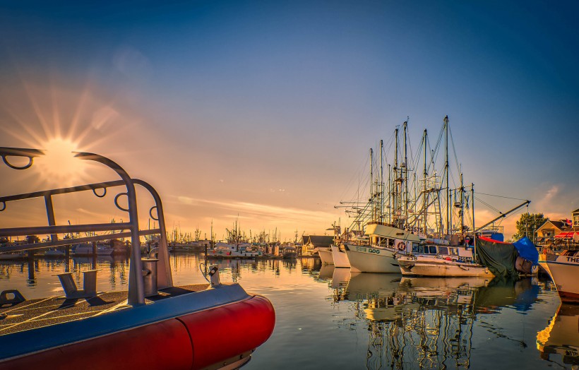 点击大图看下一张：美国旧金山渔人码头风景图片
