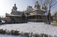 哈尔滨伏尔加庄园冬天风景图片_12张