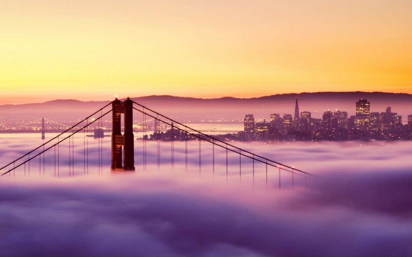 点击大图看下一张：美国旧金山金门大桥图片