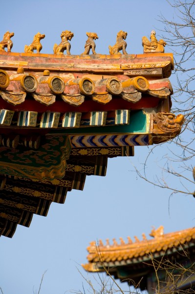 点击大图看下一张：故宫建筑特写图片