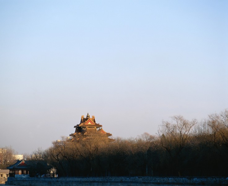 点击大图看下一张：故宫角楼景色图片