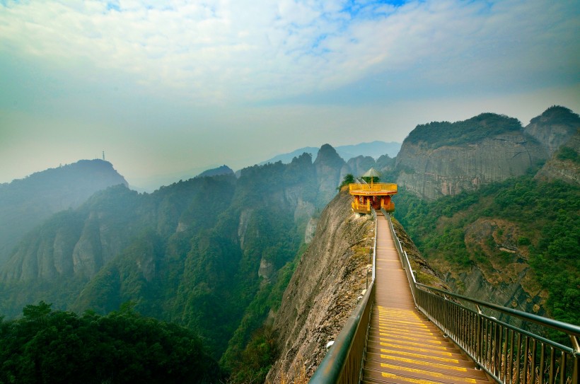 点击大图看下一张：广西桂林天门山风景图片