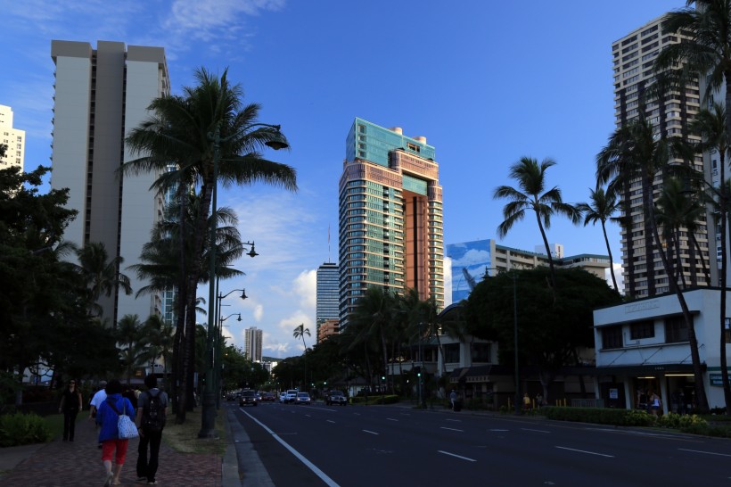 点击大图看下一张：夏威夷街景图片