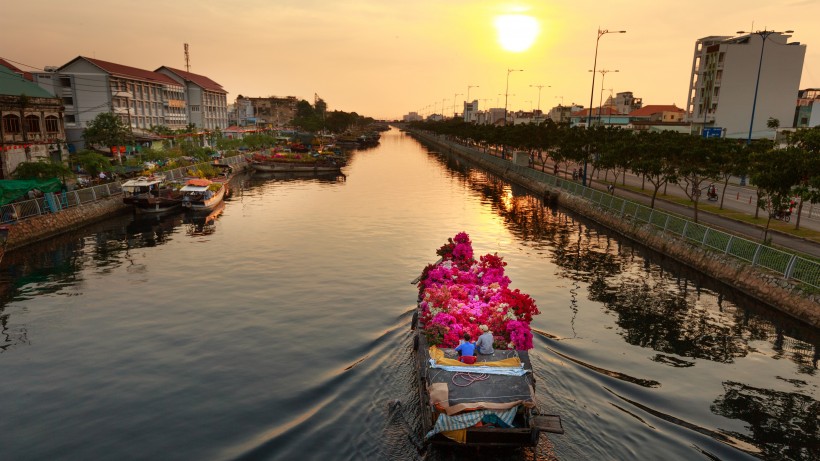 点击大图看下一张：越南胡志明市风景图片