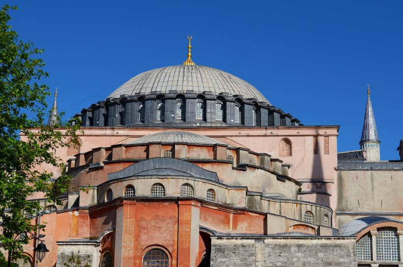 点击大图看下一张：土耳其索菲亚大教堂风景图片