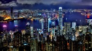 璀璨的香港夜景图片_7张