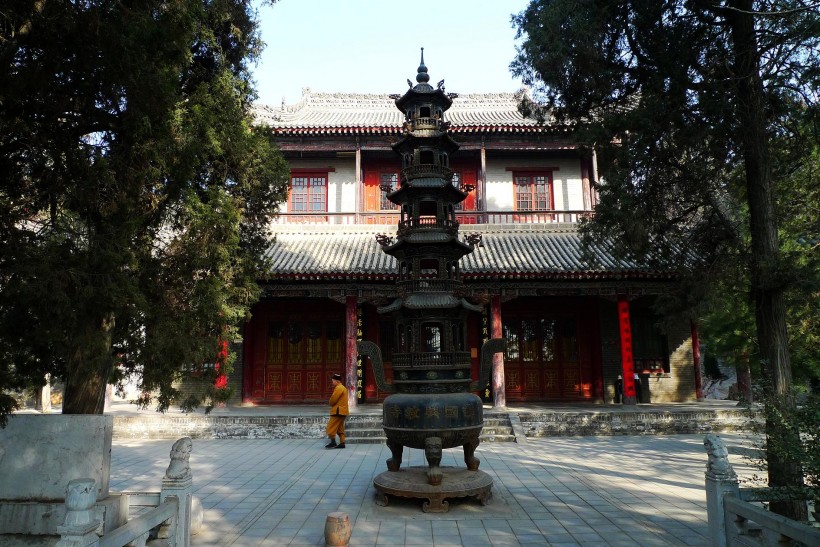 点击大图看下一张：陕西西安护国兴教寺风景图片
