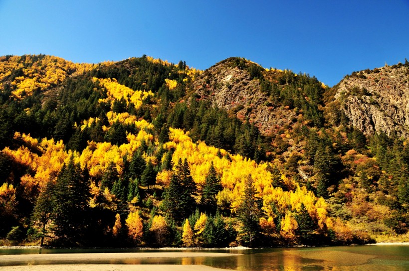 点击大图看下一张:四川阿坝夹金山风景图片