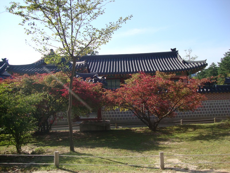 点击大图看下一张：韩国景福宫风景图片
