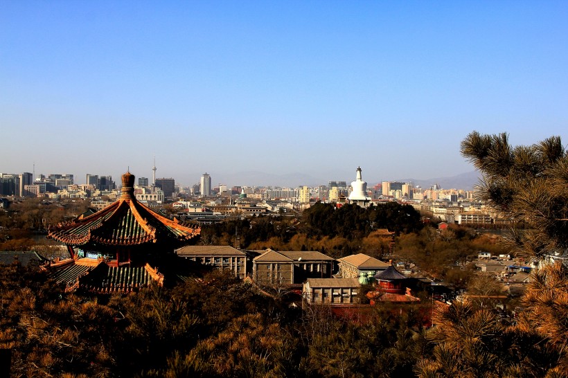 点击大图看下一张：北京景山风景图片