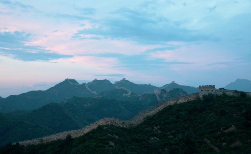 点击大图看下一张：北京金山岭长城风景图片
