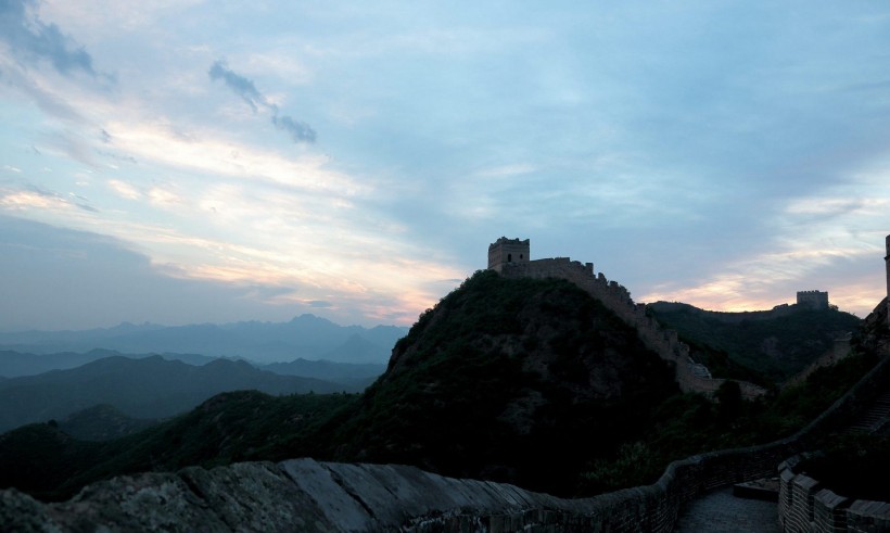 点击大图看下一张：北京金山岭长城风景图片