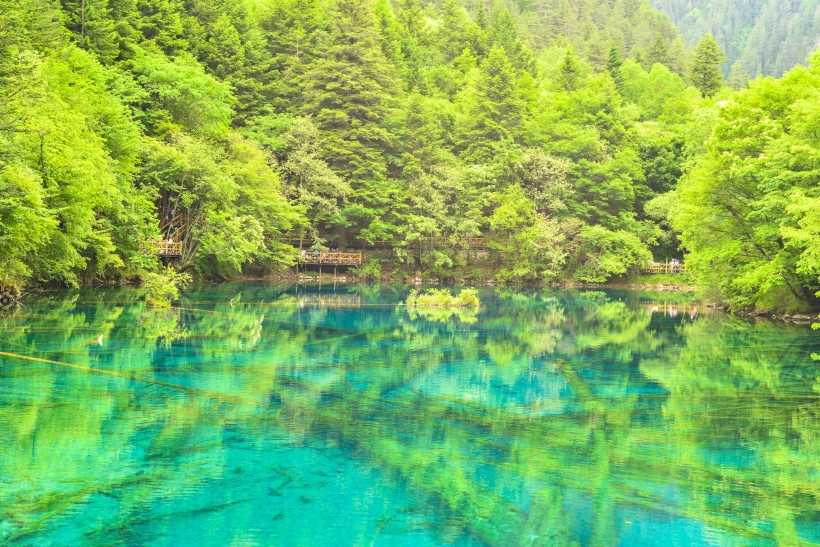 点击大图看下一张：四川九寨沟风景图片