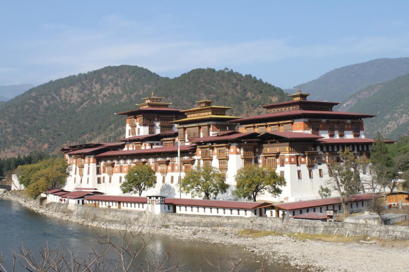 点击大图看下一张：快乐之城不丹图片