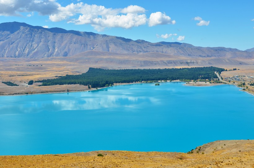 点击大图看下一张：新西兰特卡波湖风景图片