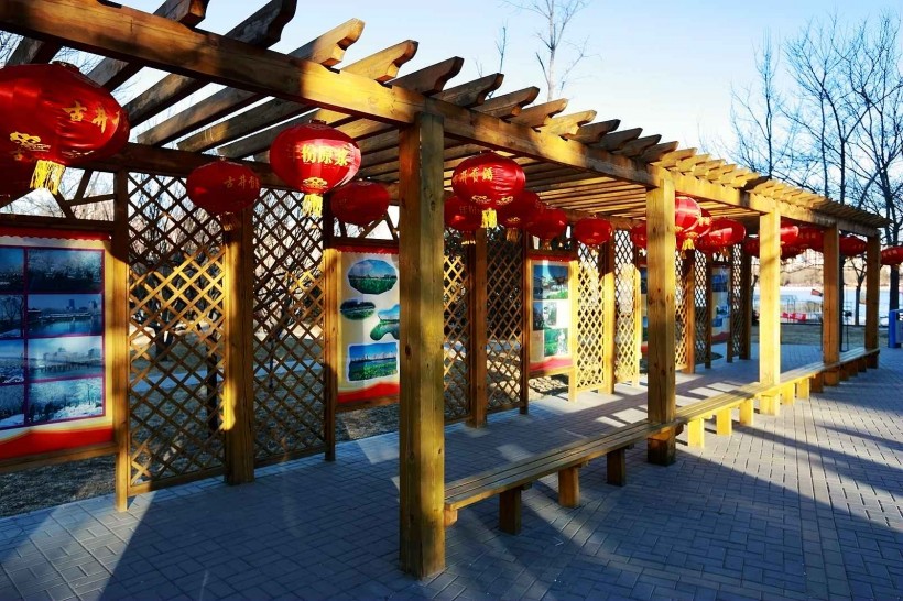 点击大图看下一张：北京莲花池公园风景图片
