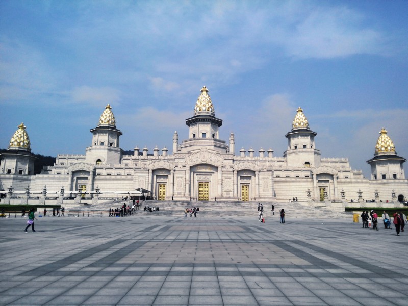 点击大图看下一张：江苏无锡灵山大佛风景图片