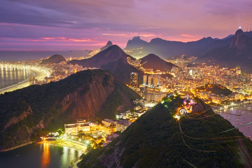 点击大图看下一张：里约热内卢城市景色图片