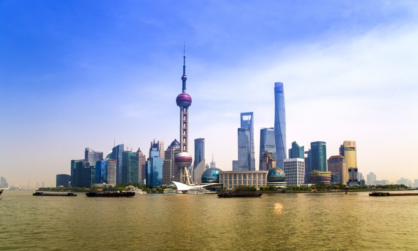 点击大图看下一张：上海陆家嘴风景图片