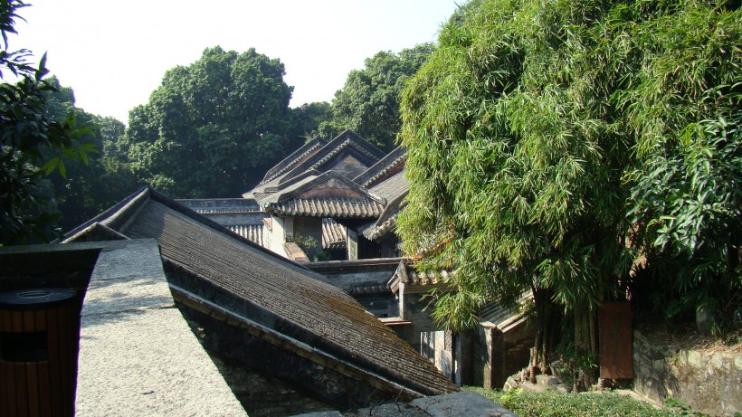 点击大图看下一张：广东广州萝峰寺风景图片