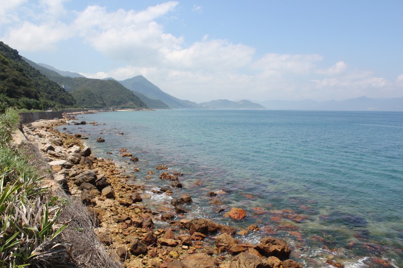 点击大图看下一张：广东深圳鹿嘴山庄度假村唯美海景图片