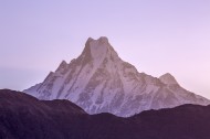 尼泊尔鱼尾峰风景图片_10张