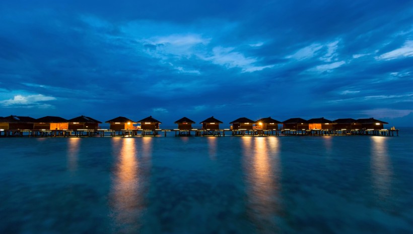 点击大图看下一张：马尔代夫曼德芙仕岛风景图片