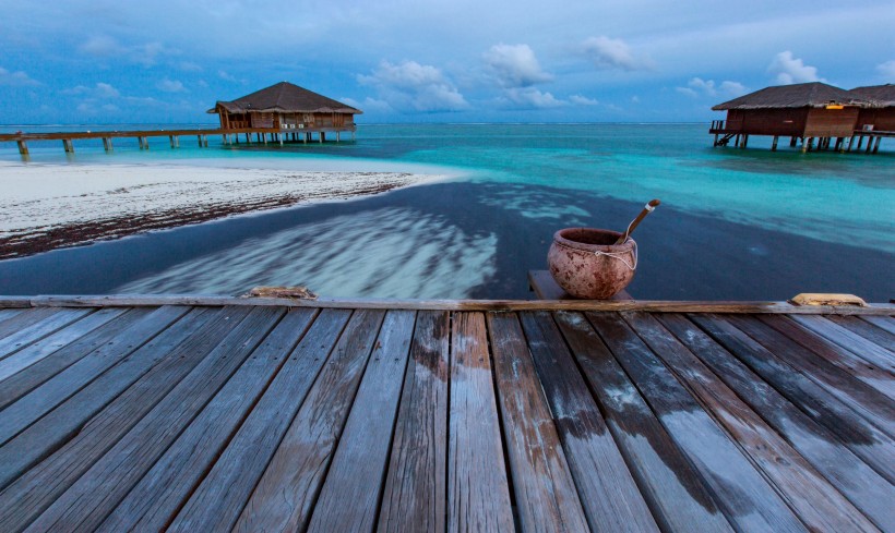 点击大图看下一张：马尔代夫曼德芙仕岛风景图片