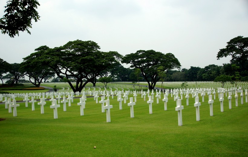 点击大图看下一张：菲律宾波尼法西堡美军纪念公墓图片