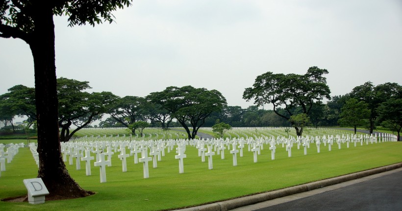 点击大图看下一张：菲律宾波尼法西堡美军纪念公墓图片