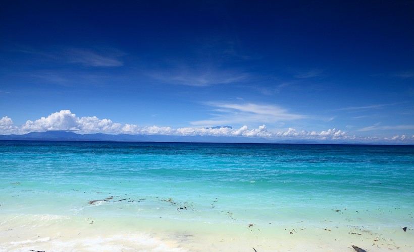 点击大图看下一张：马来西亚亚庇美人鱼岛风景图片