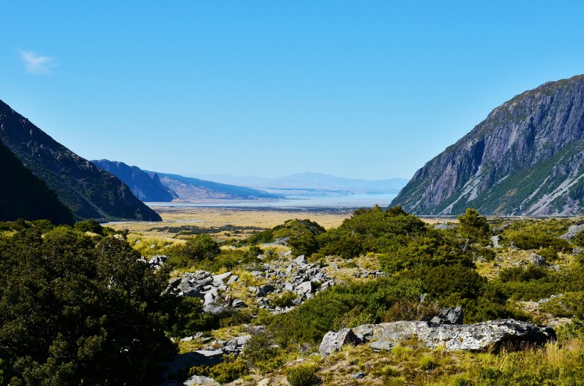 点击大图看下一张：新西兰库克山国家公园图片