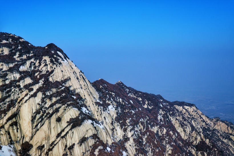 点击大图看下一张：陕西华山风景图片