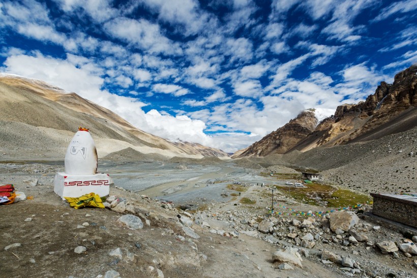 点击大图看下一张：西藏珠穆朗玛峰风景图片