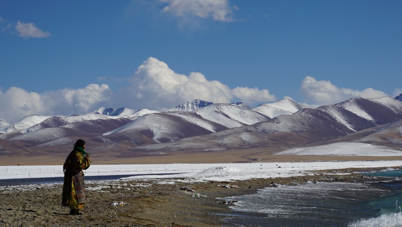 点击大图看下一张：西藏纳木错风景图片
