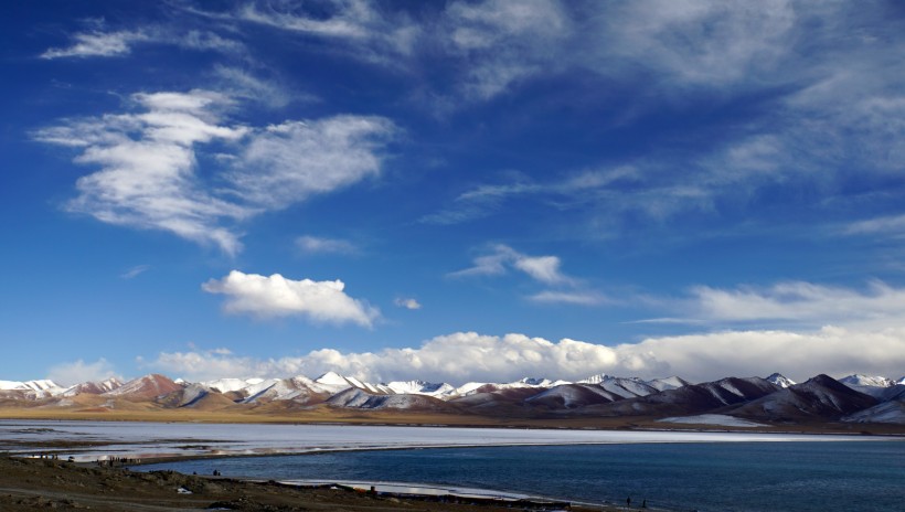 点击大图看下一张：西藏纳木错风景图片