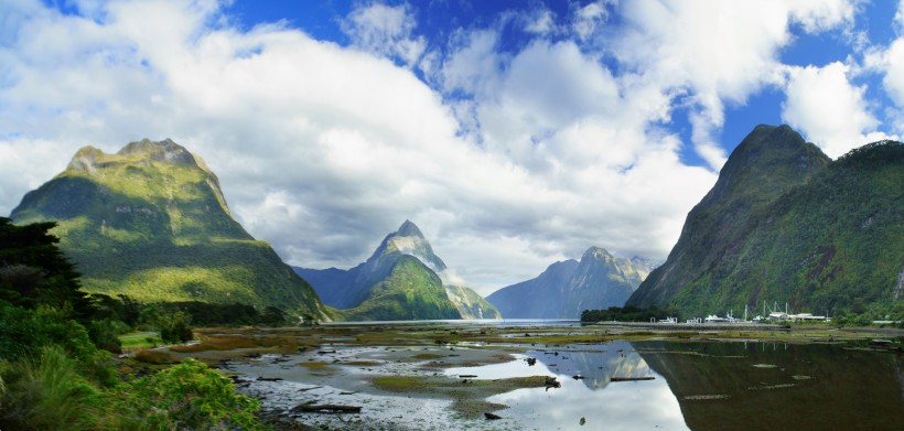 点击大图看下一张：新西兰自然风景图片