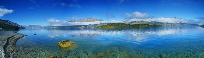 点击大图看下一张：新西兰自然风景图片