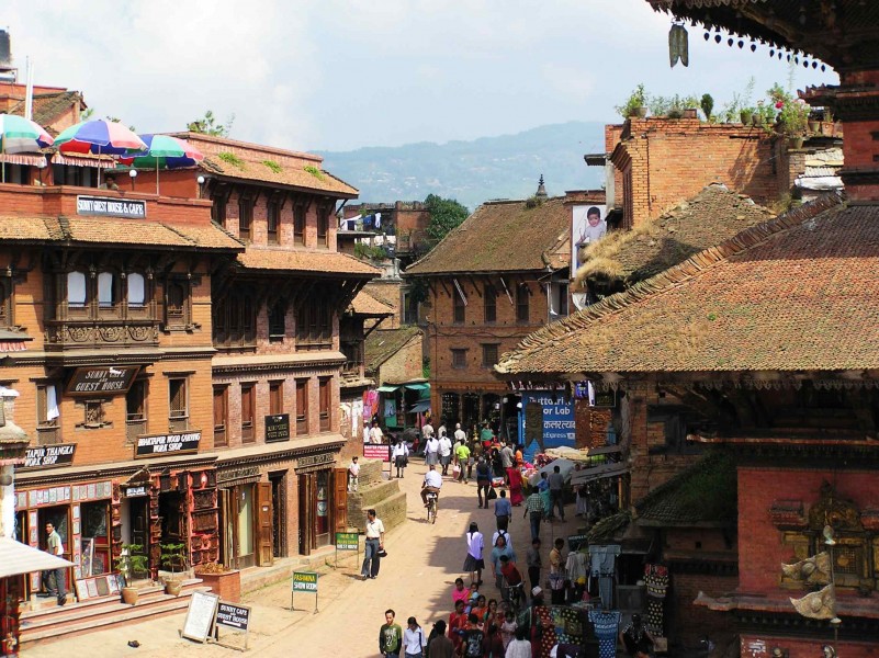 点击大图看下一张：尼泊尔人文风景图片