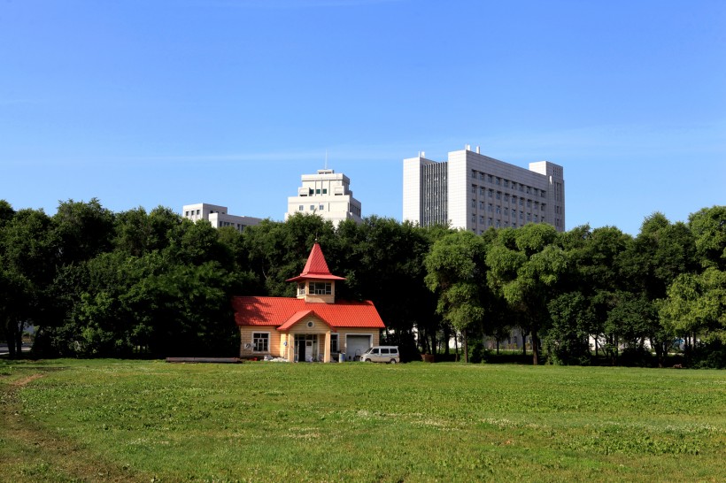 点击大图看下一张：黑龙江哈尔滨东北林业大学风景图片