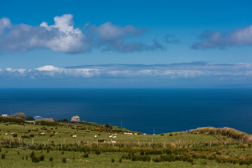 点击大图看下一张：北爱尔兰海岸线风景图片