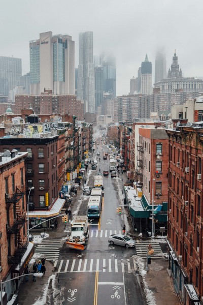 点击大图看下一张：美国纽约的街道图片