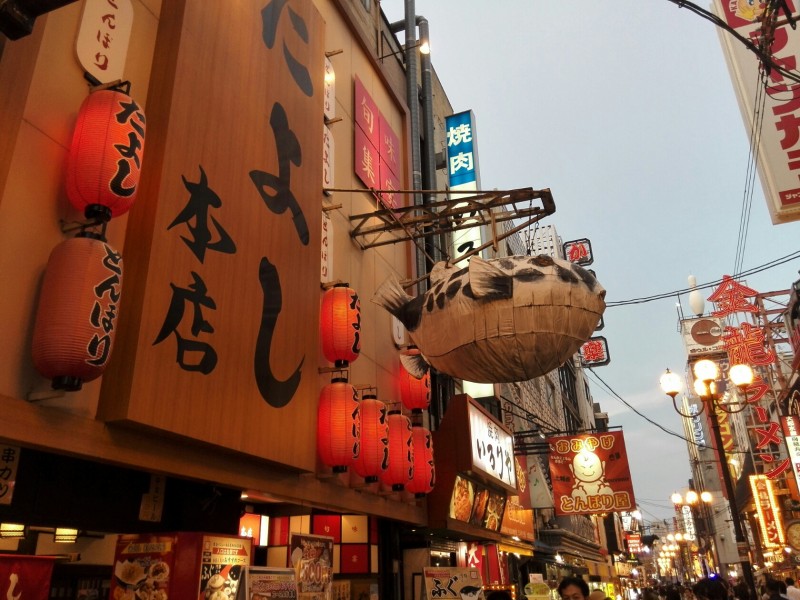 点击大图看下一张：大阪城市美景图片
